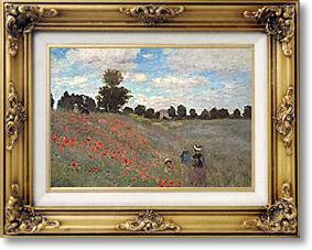 Famous Paintings - Poppies at Argenteuil by Claude Monet