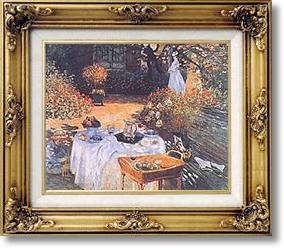 Famous Paintings - The Luncheon by Claude Monet