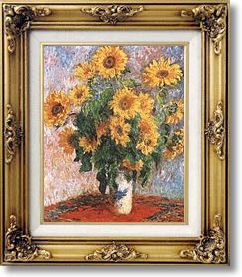 Famous Paintings - Bouquet de Tournesols (Sunflowers) by Claude Monet