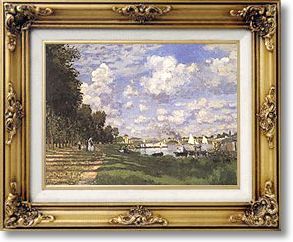 Famous Paintings - The Lake at Argenteuil by Claude Monet