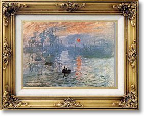 Famous Paintings - Impression, Sunrise by Claude Monet