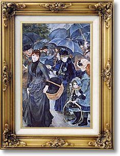 Famous Paintings - The Umbrellas by Renoir