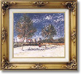Famous Paintings - Aux Alentours de Paris by Vincent van Gogh